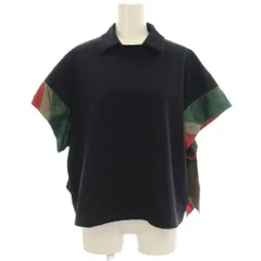 カラー kolor 襟付き カットソー 半袖 1 ネイビー 濃紺 22SCL-T07205 /☆G33のサムネイル