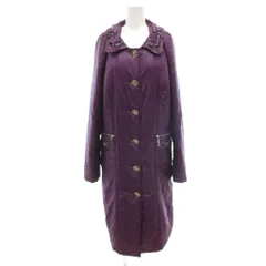 ピエールカルダン Pierre Cardin 中綿コート 44 紫 パープル 長袖 チェーン装飾 ジップポケット /SC ■ECF003のサムネイル