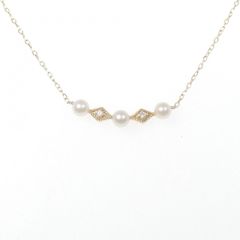 パール ネックレス ゴールドカラー ディンジャー風ネックレス TASAKI