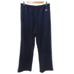 チャンピオン CHAMPION 美品 トラックパンツ イージー M サイドライン ベロア 切替 紺 ネイビー /KB ■ECF006のサムネイル