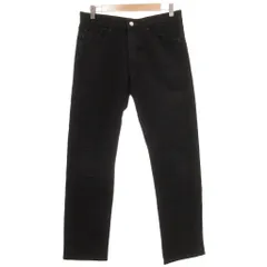 ポールスミスジーンズ Paul Smith JEANS デニムパンツ ジーンズ 31 黒 ブラック フルレングス 革パッチ /NL ■ECG006のサムネイル