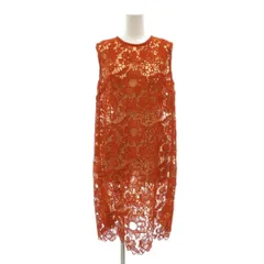 ボディードレッシング BODY DRESSING ワンピース 38 オレンジ レース ノースリーブ シアー /NU ■ECF006のサムネイル