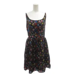 ポールスミス ブラック Paul Smith BLACK 美品 ノースリーブワンピース 40 マルチカラー 花柄 ミニ丈 /TL ■ECF007のサムネイル