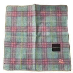 バーバリー ロンドン BURBERRY LONDON タグ付き ハンカチ ハンドタオル 青 ブルー 緑 グリーン ■GY99のサムネイル