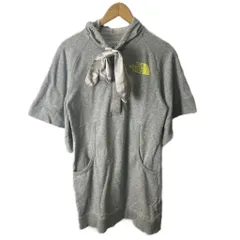 ザノースフェイス THE NORTH FACE フーディー ワンピース 長袖 グレー FA91UA701 ☆AA★のサムネイル