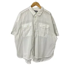 ジェイクルー J.CREW 半袖 シャツ ブラウス ダブルポケット XL ホワイト ■GY06のサムネイル