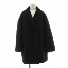 ノーブル NOBLE 24AW MTRオーバーPコート ピーコート ミドル丈 ウール カシミヤ混 黒 ブラック 24020240105040 /KUのサムネイル