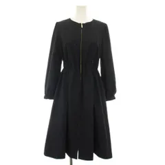 トッカ TOCCA 24AW タープ TARP コート ノーカラーコート アウター ジップアップ 0 紺 ネイビー CMTOCW0330 /YT18のサムネイル