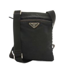 美品✨プラダ ショルダーバッグ ナイロン レザー 三角ロゴ 白タグ 近年