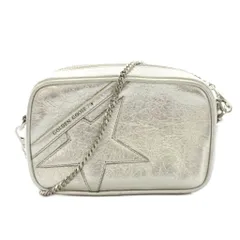 ゴールデングース GOLDEN GOOSE ミニスターバッグ MINI STAR BAG ラミネートレザー トーンオントーンスター ショルダーチェーン U シルバーカラー GWA00228 A000335 /YT6のサムネイル