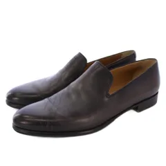 ベルルッティ Berluti CURSIVE GALET カリグラフィスクリット ローファー モカシン レザー 7.5 茶 /KHのサムネイル