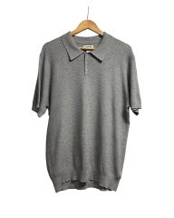 BARBA バルバ リネン コットン クルーネック 半袖 ニット 46 イタリア製【BARBA NAPOLI】バルバ リネンコットン 半袖サマーニット