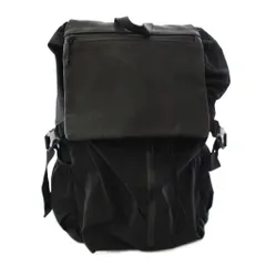 パピヨネ PAPILLONNER ear PAPILLONNER BURLAP OUTFITTER 撥水レザーコンビライトリュック デイパック 黒 ブラック /TKのサムネイル