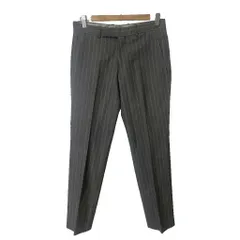 アバハウス ABAHOUSE テーパードパンツ スラックス センタープレス ストライプ 1 グレー ■GY06のサムネイル