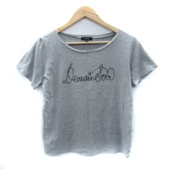 アルアバイル allureville Tシャツ カットソー 半袖 ラウンドネック 刺繍 2 グレー /SM20のサムネイル