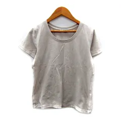 ベアトリス BEATRICE Tシャツ カットソー 半袖 ラウンドネック 無地 38 M ライトグレー /SY1のサムネイル