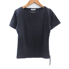 ケーティー キヨコ タカセ  K.T KIYOKO TAKASE Tシャツ カットソー 半袖 ラウンドネック  M 紺 ネイビー /SM11のサムネイル