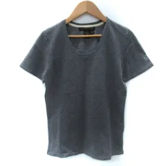 ダナキャラン DONNA KARAN Tシャツ カットソー 半袖 S グレー /SM9のサムネイル