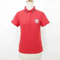 23区 オンワード樫山 GOLF ゴルフ スポーツウエア ポロシャツ 半袖 ミッキーマウス ディズニー 赤 レッド Ⅰのサムネイル