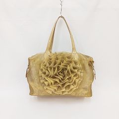 新品未使用 ラシット 花柄 和柄 トートバッグ ポーチ付 日本製 浴衣