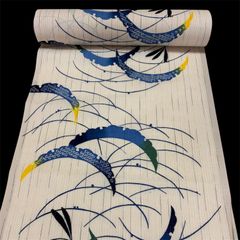 東京本染】浴衣 反物 さわらび 源氏物語 綿麻 - メルカリ