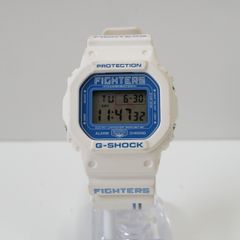CASIO G-SHOCK DW-5600VT 2023년 파이터즈 모델 손목시계 USED미품 홋카이도 일본 햄 프로야구 NPB 한정 남녀 겸용 완동품 중고 X9691