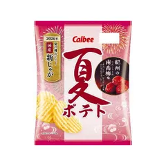 カルビー 夏ポテト 紀州の南高梅味 60g×12袋のサムネイル