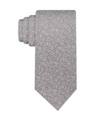 カルバンクライン メンズ アクセサリー ネクタイ フラワー柄 フラワー Calvin Klein Mens Barilla Floral Classic Tie Silver シルバーのサムネイル