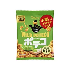 東ハト ワイルドポテコ わさび味 50g×12袋のサムネイル