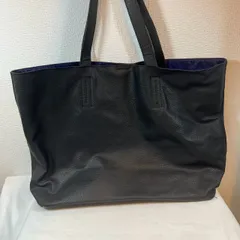 UNITED ARROWS TOKYO レザー トートバッグ ブラック 大容量 A4収納可/No.513のサムネイル