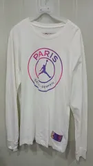 ジョーダン パリ・サンジェルマンFC 長袖 Tシャツ 白 XL サイズ105 一部 汚れのサムネイル