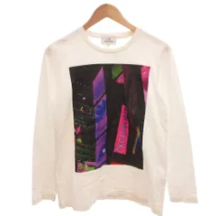 シーケーカルバンクライン ck Calvin Klein グラフィックプリントTシャツ カットソー 長袖 M 白 ホワイト /FF IBO100のサムネイル