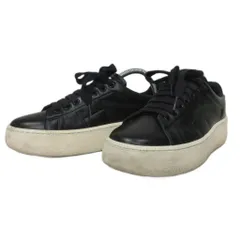 メゾンマルジェラ 22 Maison Margiela 22 20SS GAME SET MATCH LLU 厚底レザースニーカー 41 26cm相当 黒 ブラックIBO100のサムネイル