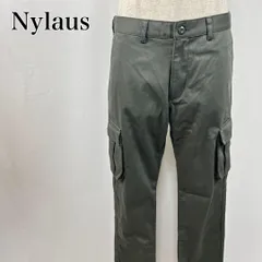 Nylaus　ナイラス　82　カーキ　ビッグポケット　テーパードパンツ　カジュアル　カーゴパンツ 5154のサムネイル