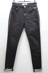 レディース MSGM ブラックデニムパンツ スキニーストレッチのサムネイル