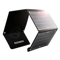 ELECAENTA 30W 솔라 패널 3USB 포트 PD18W/QC3.0 급속 충전 역류 방지 박형 초경량 ETFE 재질 접이식 솔라 충전기 스마트폰 충전기 방수 방재/아웃도어 iPhone/Android 대응(LSFC-3 5c2bfc40