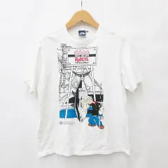 ムータ muta マリン MARINE ×ポパイ Popeye Tシャツ 半袖 丸首 プリント イラスト 綿 白 ホワイト 6のサムネイル