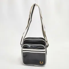 FRED PERRY Classic Side Bag 定価15400円 L8258 ショルダーバッグ ダークグリーン ユニセックス フレッドペリー【中古】6-0712G∞のサムネイル