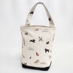 TEMBEA トートバッグ SMALL ドッグ柄 肩掛け キャンバス 犬 - メルカリ