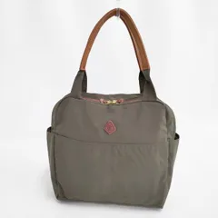 CLEDRAN LUMI BOSTON 定価18150円 ボストンバッグ トートバッグ カーキ レディース クレドラン【中古】6-0712G∞のサムネイル