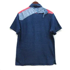 キャピタル kapital 天竺 ポロシャツ 半袖 インディゴ 藍染 ボロ BORO パッチワーク 2のサムネイル
