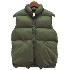 クレセントダウンワークス Crescent Down Works ノース バイ ノースウエスト ダウンベスト NORTH BY NORTHWEST VEST USA製 オリーブ Sのサムネイル