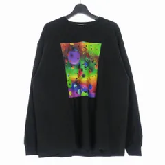 フラグスタフ FLAGSTUFF 22SS グラフィック プリント Tシャツ カットソー 長袖 XL ブラック 黒 22SS-FS-36のサムネイル