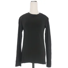 ゴム gomme ストレッチカットソー Tシャツ 長袖 ブラック 黒 GK-T59-480のサムネイル