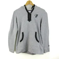 マンシングウェア スウェットパーカー トップス ロゴ ゴルフウエア 日本製 レディース Lサイズ グレー×ブラック Munsing wear 【中古】のサムネイル