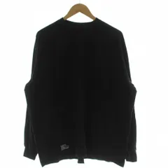 フレッシュサービス　fresh service Tシャツ コットン 長袖 クルーネック 無地 L 黒 ブラック /GGのサムネイル