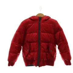 バーバリー ロンドン BURBERRY LONDON ダウンジャケット リバーシブル 6Y-116cm 赤 レッド 紺 ネイビー フード付き /RRのサムネイル