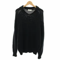 ヘリル HERILL コットンコードスキッパー Cotton code Skipper ニット セーター 長袖 5 黒 ブラック 24-080-HL-8220-1 /YT ▲Hのサムネイル