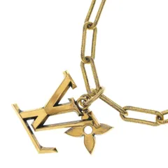 LOUIS VUITTON (ルイヴィトン) コリエ LV フラワーネックレス ゴールド MP2890のサムネイル