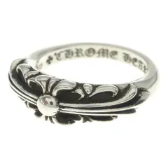 CHROME HEARTS (クロムハーツ) BABY CLASSIC ベイビークラシックフローラルクロスリング シルバーのサムネイル
